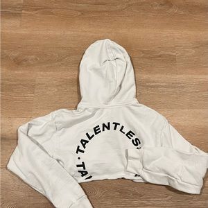 Talentless cropped hoodie